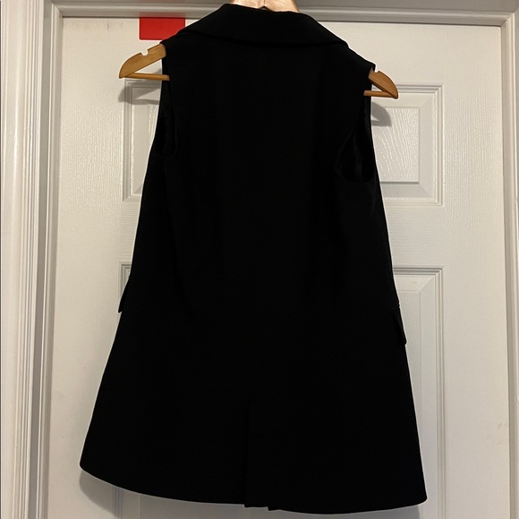 Zara Black Sleeveless Blazer Vest - Picture 7 of 8